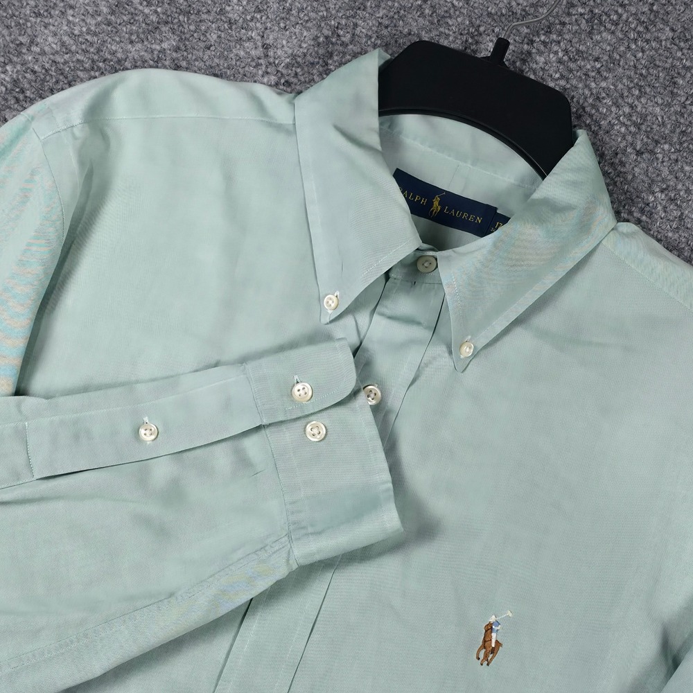 Ralph Lauren Men's Light Blue Oxford Button Down Shirt Size 17 34-35